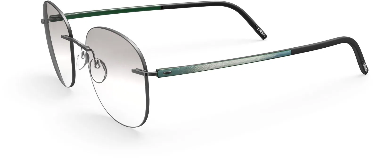 Silhouette The Wave Color Groove Demo Rimless 5567 Eyeglasses - view 113